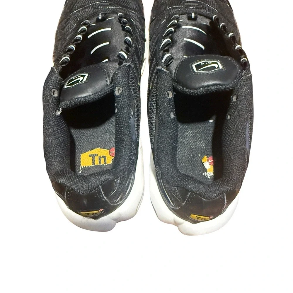 Nike Air Max Plus Y2K Urban Streetwear‎ Trendy Black Size 7 Athletic *No Laces*